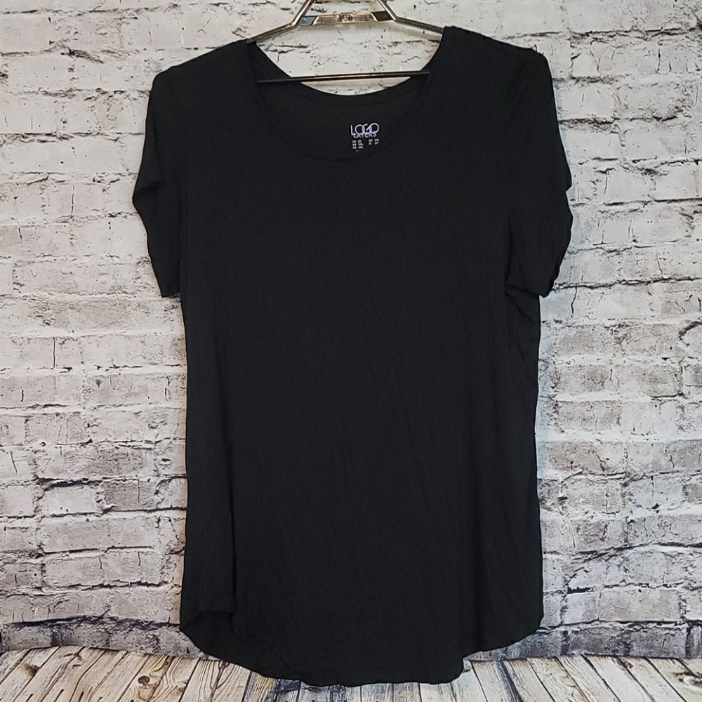 LOGO Lori Goldstein shirt Black 2XL